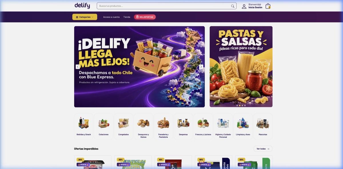 Captura verificada del proyecto Delify